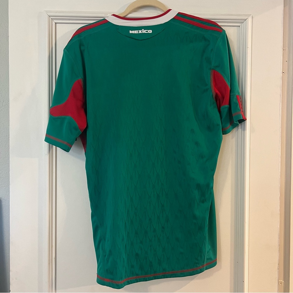 Adidas Mexico 2010 Home Jersey World Cup Special Edition Techfit Player Issued L - Picture 9 of 9